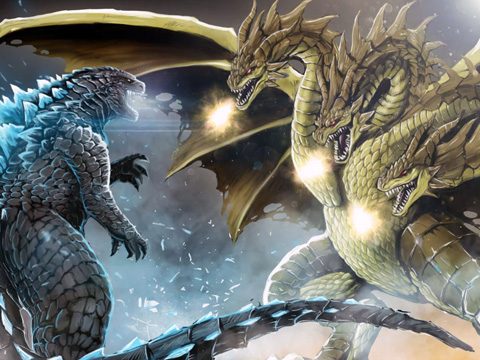 Vua Ghidorah đối thủ truyền kiếp của Godzilla